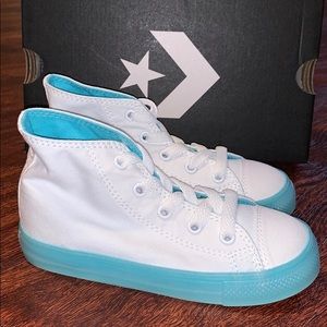 Converse Chuck Taylor Hi Infant White Shoes New